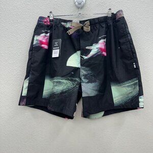 Element Solar Wander Star Wars Planet Belted Hybrid Board Shorts Mens sz XL New